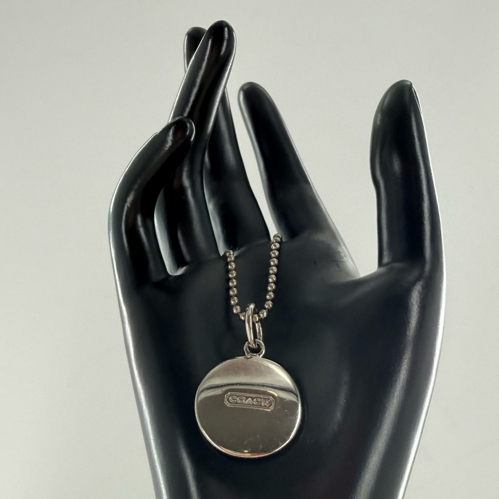 Coach Silver around Bag Tag/Charm - Picture 3 of 8